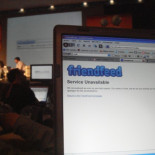 Mientras Bret Taylor está hablando de FriendFeed, FriendFeed se cae