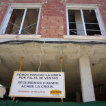 Elocuente cartel sobre la crisis