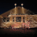 Decoración navideña pastafarista