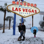 ¿Cuál es la probabilidad de que esto suceda? Las Vegas cubierta de nieve