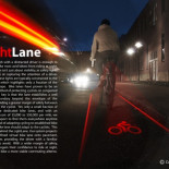 Bicicleta que crea su propio carril bici [eng]