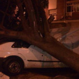 Un tornado causa graves daños en barriadas de Málaga