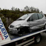 Herido grave un conductor al recibir el impacto de una piedra lanzada desde un paso elevado