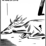 "Será un gran juez, pero a mi me mató sin juicio" [Viñeta de El Roto]