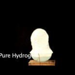 Experimento con burbujas de hidrógeno