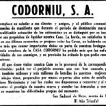 Una vez acabada la Guerra Civil, Codorniu se recupera de la horda marxista