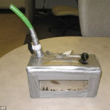 Arrestado un joven americano por introducir a su gata dentro de una pipa de marihuana [ENG]