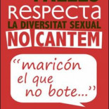 El "maricón el que no bote" quema en las fallas