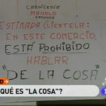 Prohibido hablar "de la cosa"