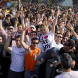 20.000 kilos de basura en un macrobotellón por la primavera en Granada