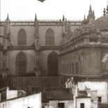 El Graf Zeppelin sobre la catedral de Sevilla (1930)