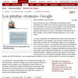 ABC mete la pata con Google y The Pirate Google