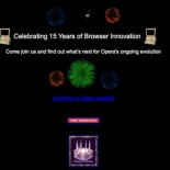 Opera cumple 15 años