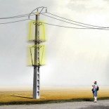 Nuevas ideas para las renovables: Turbinas de viento en torre de alta tensión