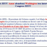 Y van más: Aznar viajó 6215 km, de Washington  a Bruselas, a un acto del PP europeo en avión militar