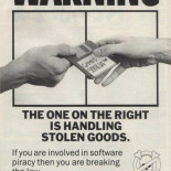 Anuncio antipirateria de los 80's