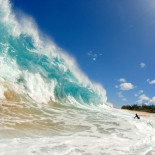 A ver si puedes coger esa ola, valiente