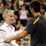 Duelo Djokovic vs McEnroe (sí, McEnroe)