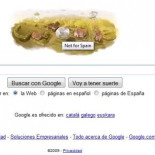 ¿Not for Spain en el logo de Google.es?
