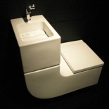 Lavamanos e inodoro ecológico W+W de Roca reaprovecha las aguas grises