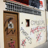 Atacan de nuevo la sede de IU Ciudad Lineal