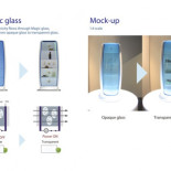Frigorífico con puerta transparente