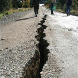 Imagen de película pero real del Terremoto en Chile