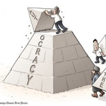 Viñeta que explica lo que está sucediendo en Egipto