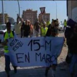 Sale una marcha de "indignados" a pie desde Valencia a Madrid