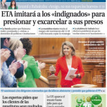 Portada de La Razón del martes 21 de Junio