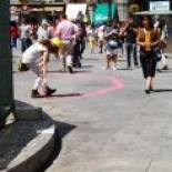 40 personas rodean la Acampada Antiabortista de la Puerta del Sol y la señalan como "zona de peligro