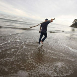 Asombrosos dibujos en la arena de las playas de California