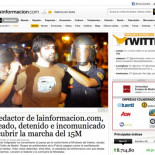 La  reacción de los medios ante la detención del periodista Gorka Ramos