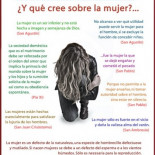 ¿Qué cree la Iglesia católica que es una mujer?