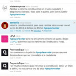 Las redes sociales reclaman un referendum previo a la reforma constitucional