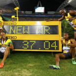 Bolt lleva a Jamaica al récord del mundo de 4×100