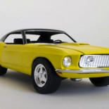 Un artista canadiense construye un Ford Mustang de 1969 a tamaño real sólo con papel