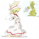 Una mujer victoriana escondida en el mapa del Reino Unido