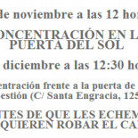 ¡No a la privatización del agua!