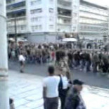 Los marinos y las fuerzas especiales griegas se suman a las protestas en Atenas