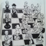 Problema: juegan las negras y dan jaque mate cuando les da la gana. [HUM]