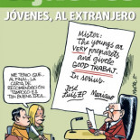 Jóvenes, al extranjero. El Jueves