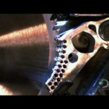 Sierra circular anti-cortes Sawstop a cámara lenta