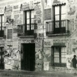 Pegada de carteles en Ávila en 1936