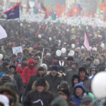 Más de 200.000 personas toman las calles de Moscú