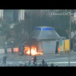 La Policía griega retrocede ante los cócteles molotov