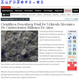 ¿Restos de una máquina de 400 millones de años? No, fósiles de lirios de mar sacados de la 'Wikipedia'