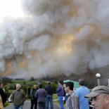 El fuego amenaza el parque natural de Fragas do Eume