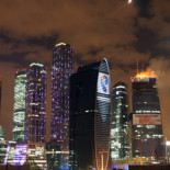 La torre más alta de Europa, en llamas [Moscú] [EN]