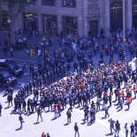 Barcelona 3/5/2012, mossos rodeando a manifestantes